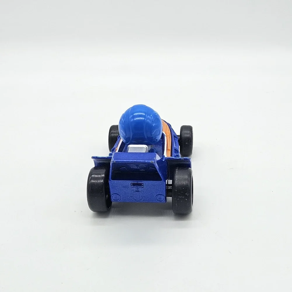 Disney Donald Duck Diecast Toy Car Mattel 2016 Blue Racing Hot Rod #3 Loose